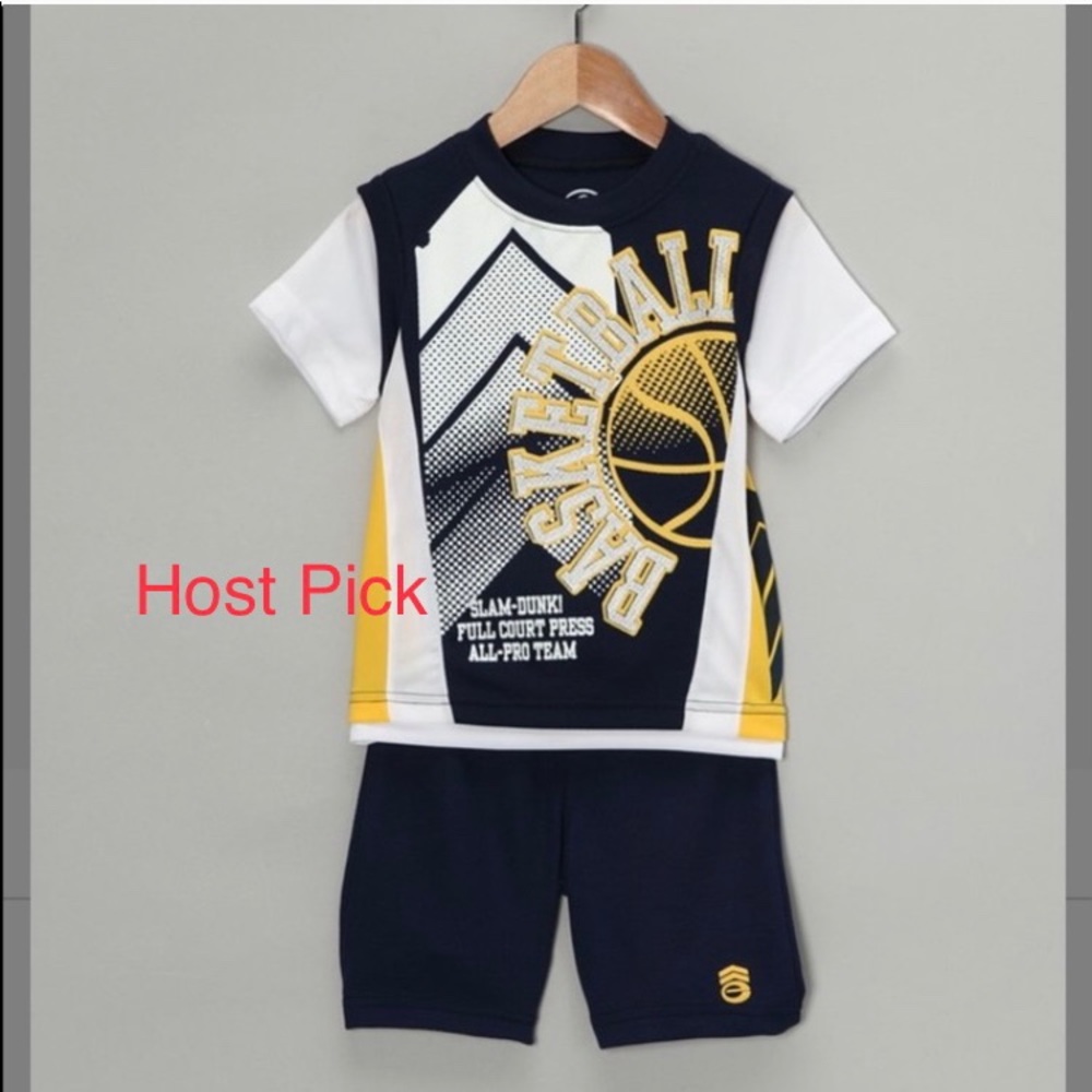 Infant Basketball tee and shorts